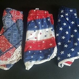 Patriotic shorts, Memorial day, 4th of July